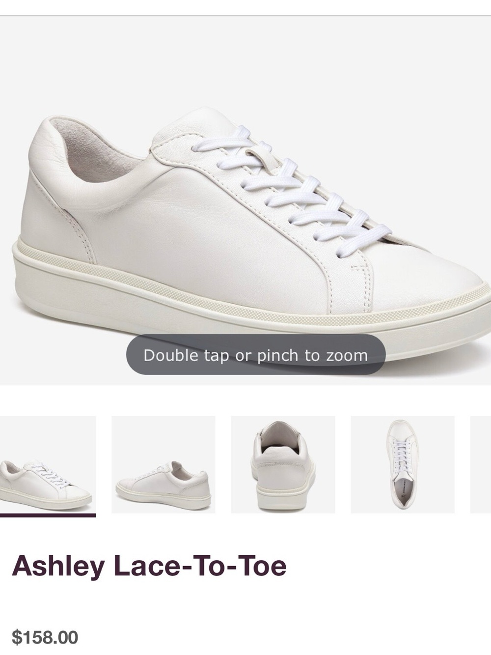 Johnston & Murphy Ashley Sneaker NWOT Size 8